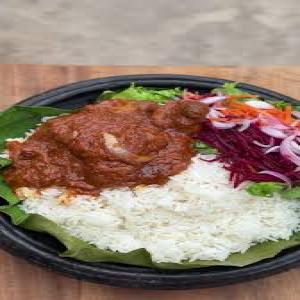Plain Rice with Chicken/Fish