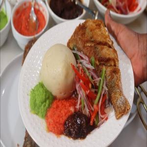 Banku with Pepper and Fish