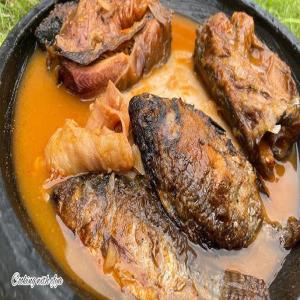 Fufu with Dry Fish